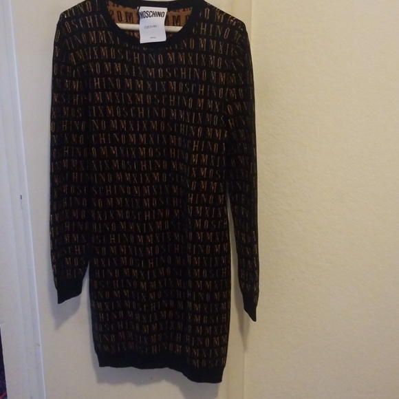 Moschino Intarsia Sweater Dress - Picture 2 of 8